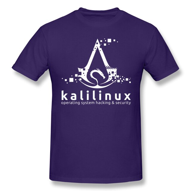 T Shirt Kali Linux Operating System Hacking T-Shirt 100 Percent Cotton linux Computer operating system Geek ofertas Tee Shirt