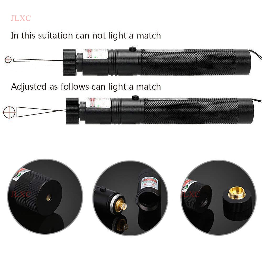 Military Green Laser Powerful Burning Laser Torch Pointers High-Power Laser Light 5mw Device Lazer Burning Matches For Hunting