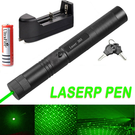 Military Green Laser Powerful Burning Laser Torch Pointers High-Power Laser Light 5mw Device Lazer Burning Matches For Hunting