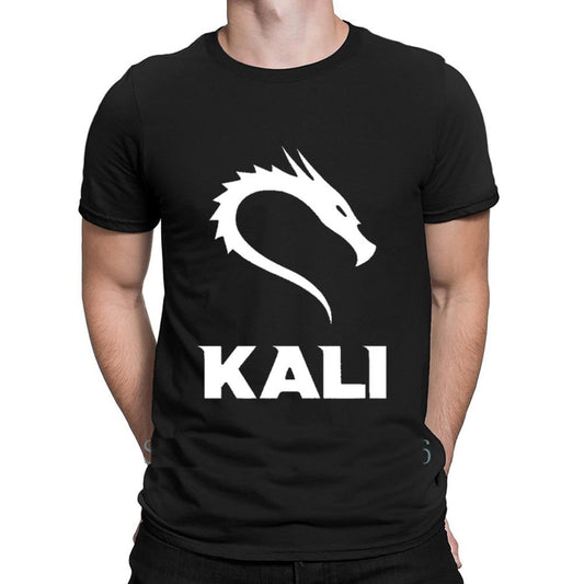 Kali Linux Cyber Security Hacking Fun T Shirt Cool Spring Loose Humor Print Cotton Cool Size S - 6xl Shirt