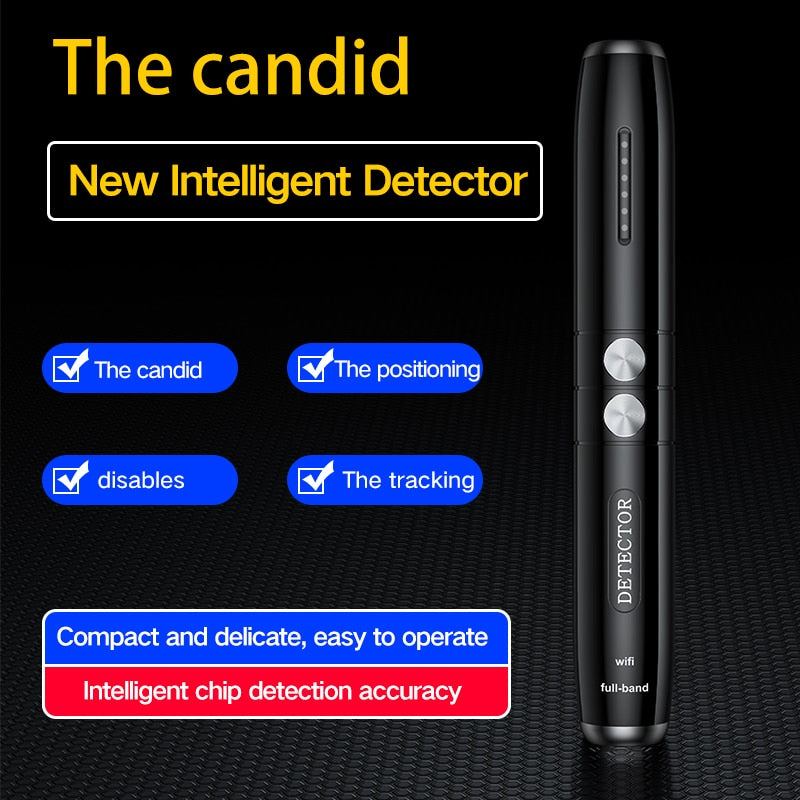 GPS Signal Finder Wireless Camera Mini Bug Detector Anti SPY Gadget Wiretap Hidden Infrared Pinhole Cam/GSM/GPS Locator Blocker