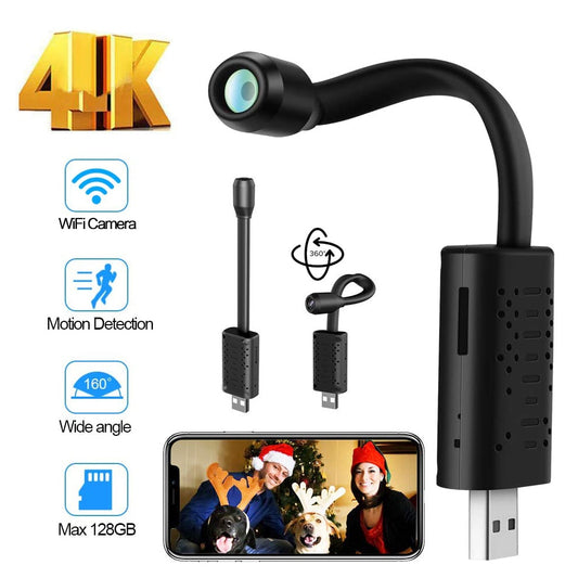 Mini Camera 4K Wifi Portable P2P IP/AP Remote Control Micro Surveillance Camera HD 1080P Support Motion Detection Hidden card T