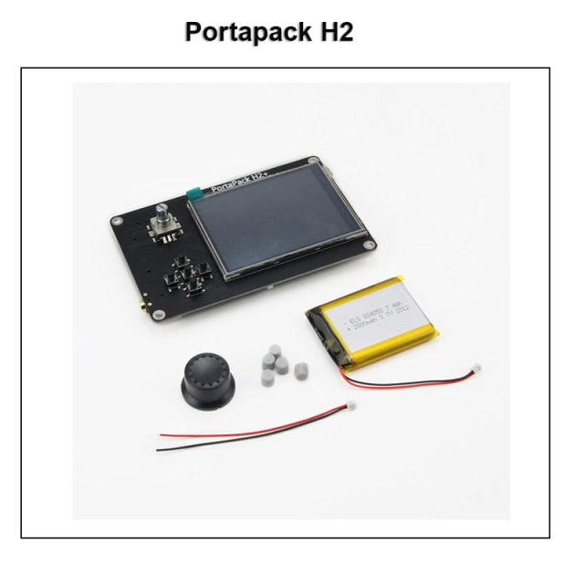 New Mayhem Portapack H2 Hackrf One SDR Software Defined Radio 1MHz-6GHz Optional Metal Case Antennas kits DIY Fast Assemble